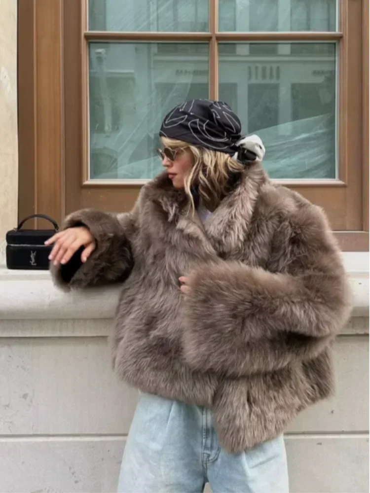 Women's Faux Fur Short Jacket