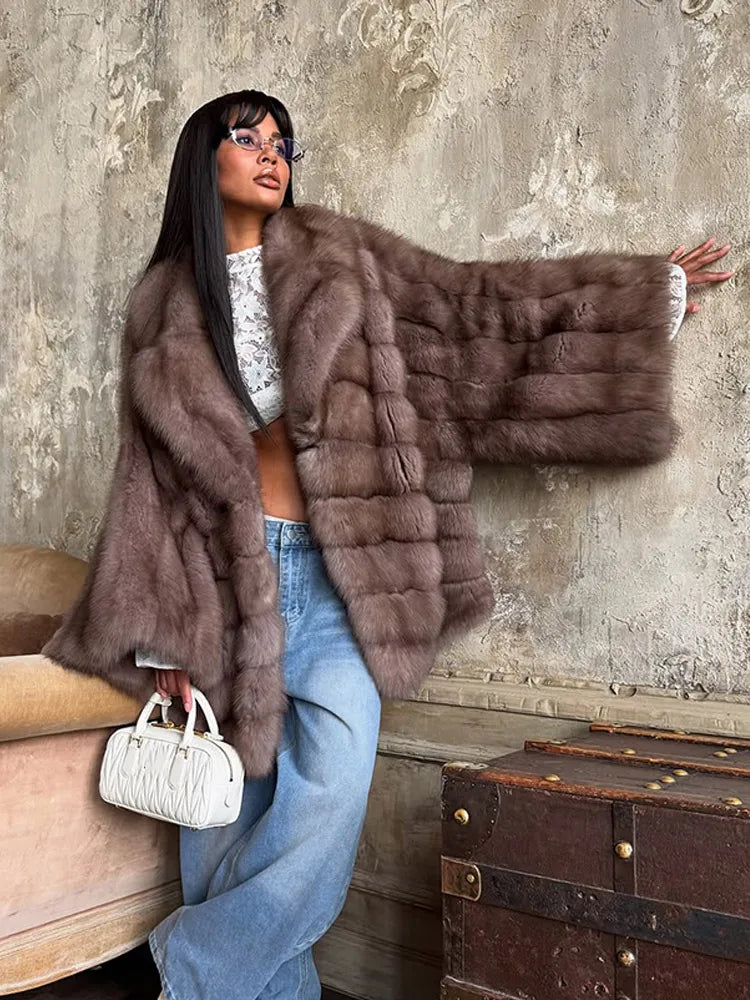 Women Fluffy Faux Fur Short Coat