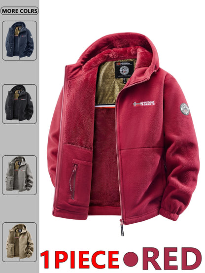 Men's Autumn and Winter Outdoor Hooded