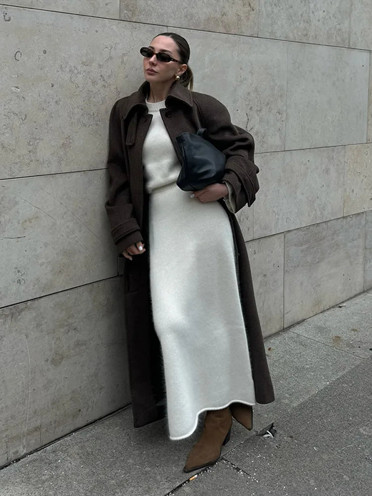 Fashion Faux Fur Long Jackets For Women